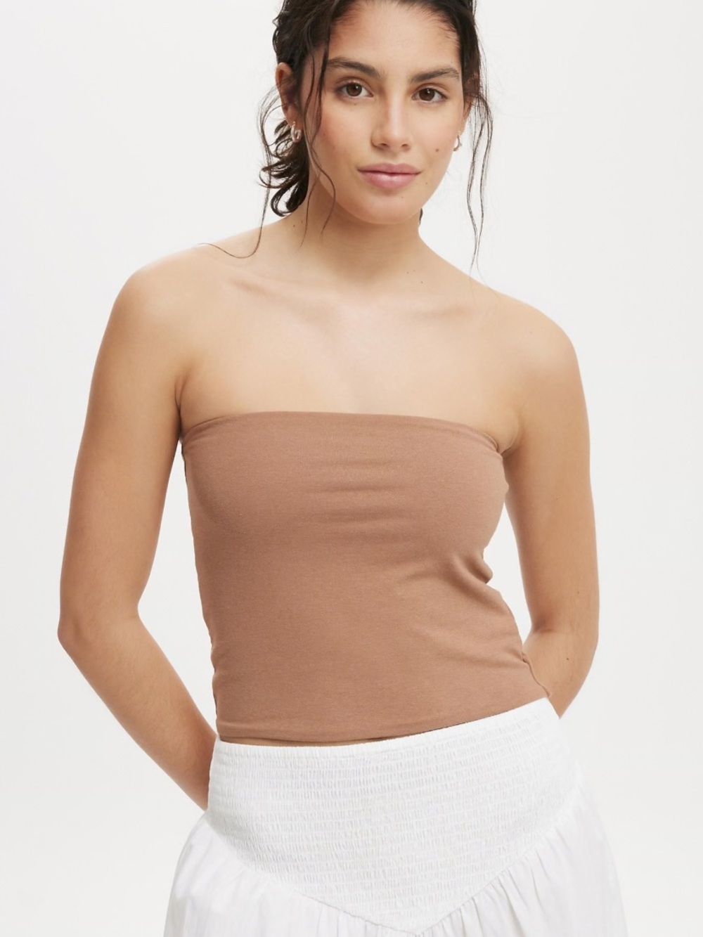 Cotton On All Day Tube Top Brown
